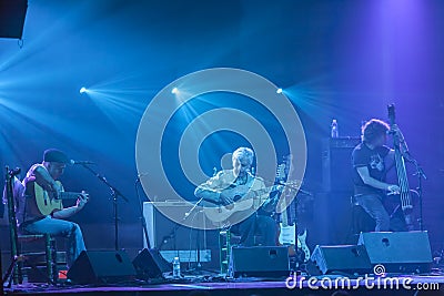 Singer and Guitarist Kiko Veneno from Spain performing onstage d Editorial Stock Photo